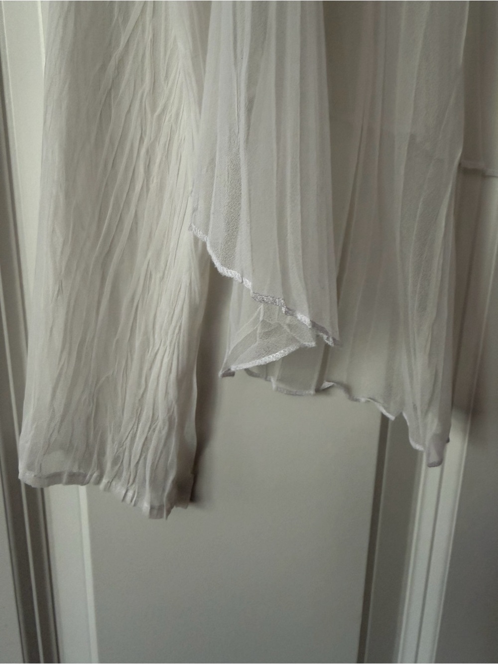Komarov White Textured Sheer, Lightweight Jacket Size M - Picture 5 of 8